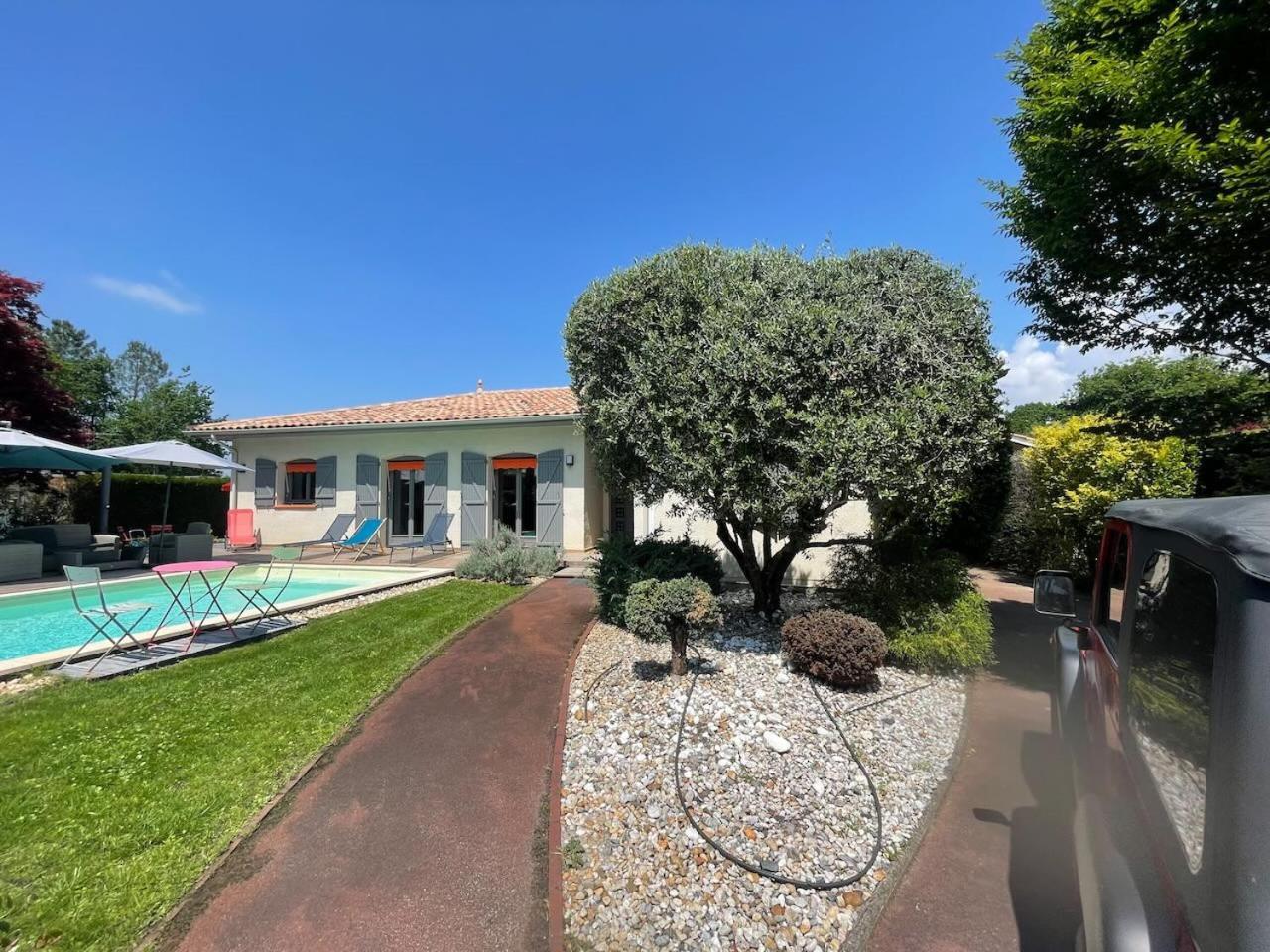 Villa Avec Piscine Andernos Les Bains Экстерьер фото