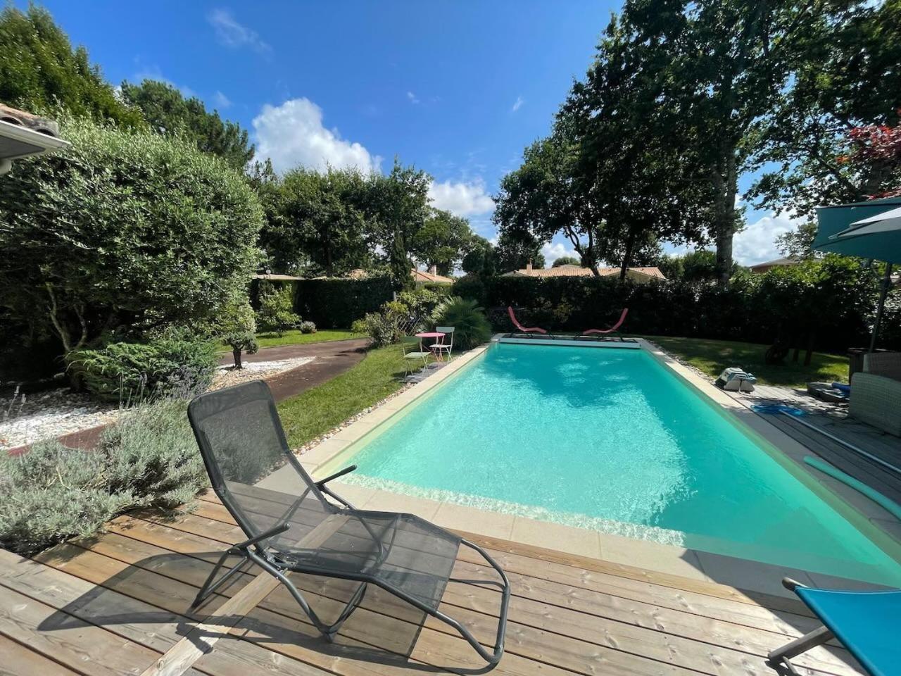 Villa Avec Piscine Andernos Les Bains Экстерьер фото